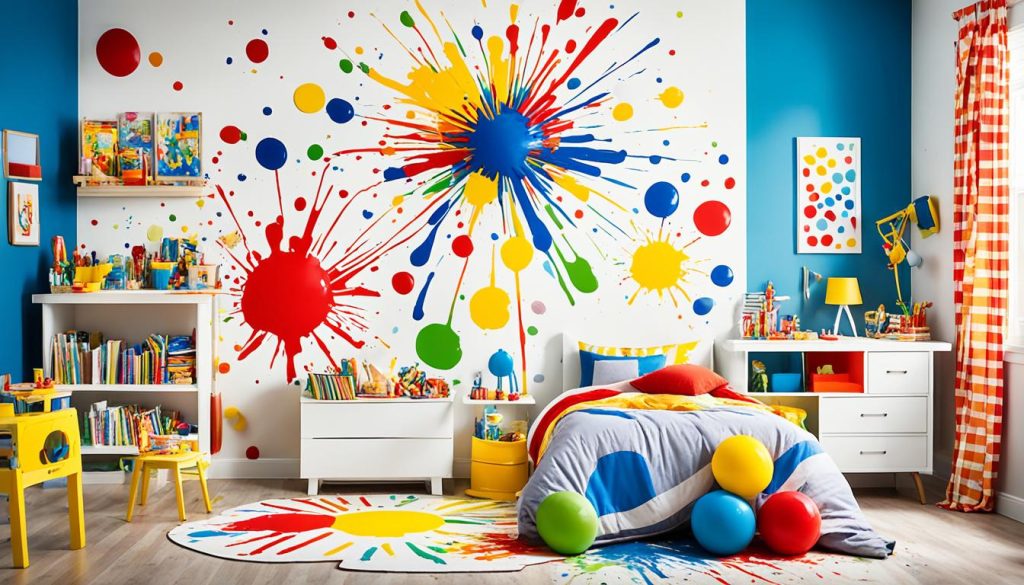 vibrant colors for kids' rooms