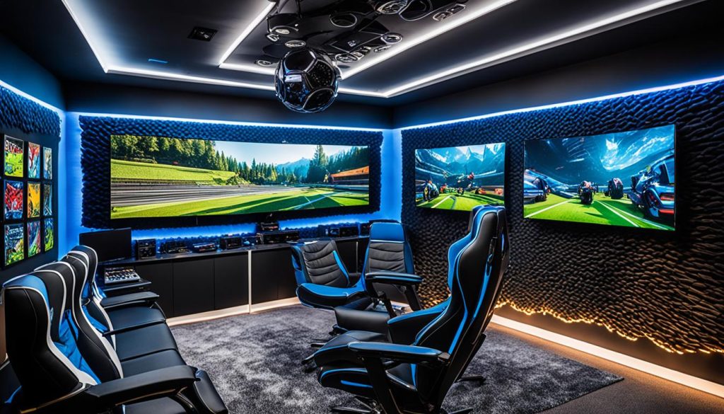 Acoustic treatments for immersive gaming