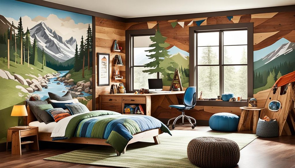 Adventure inspired interior design for boys