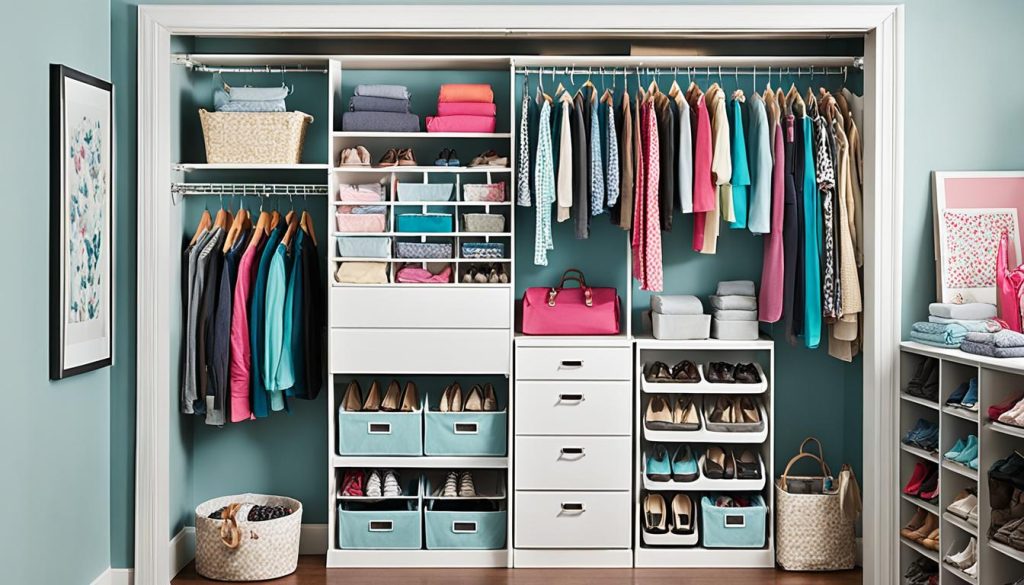 Clever storage ideas for small bedroom closets