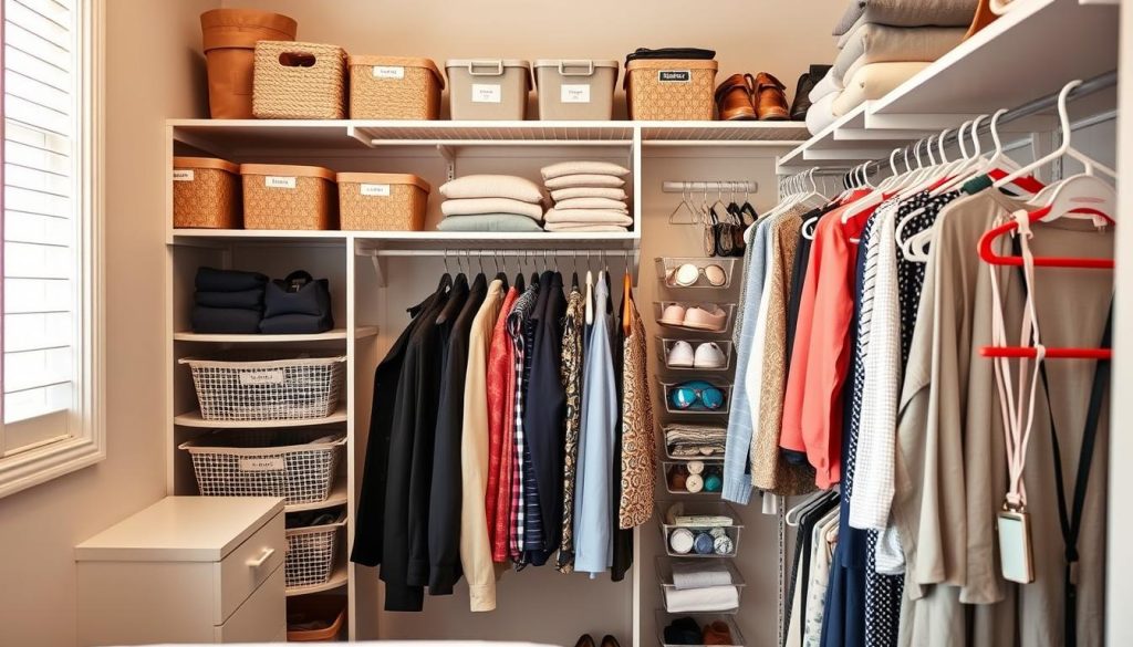 Closet organization techniques