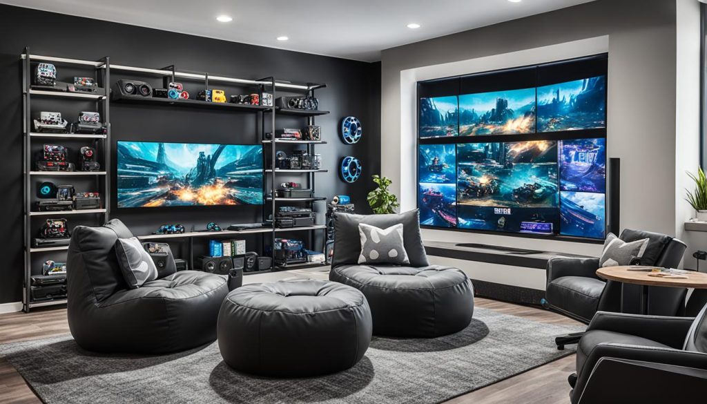 Comfortable seating for ultimate gaming den