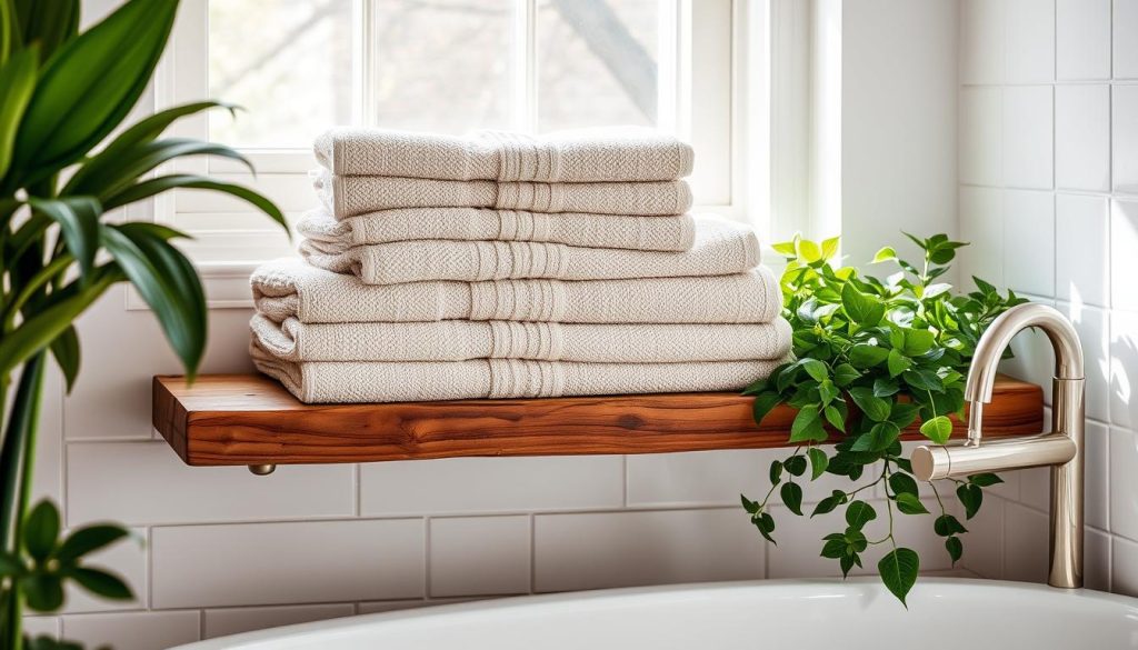 Eco-friendly towel displays