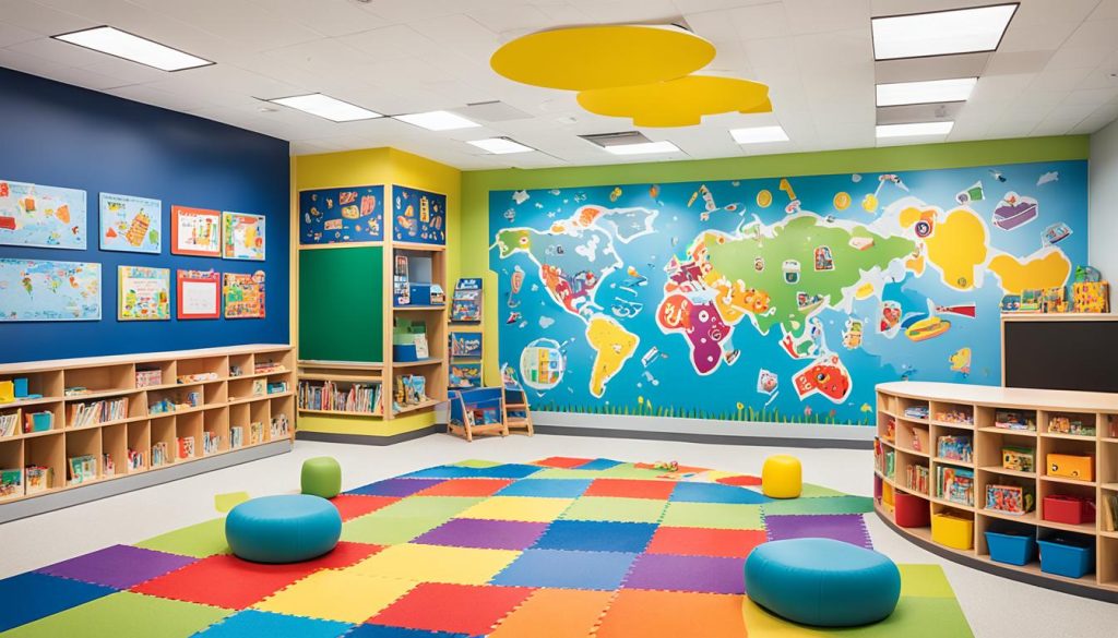 Educational elements in children's activity space