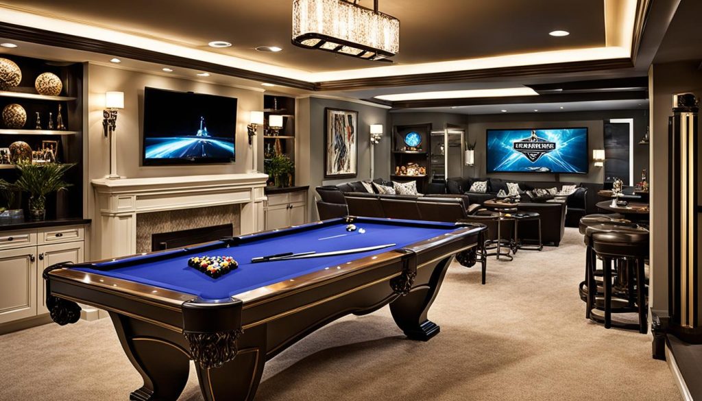 Elegant home arcades with chic gaming equipment