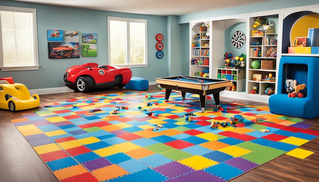 Flooring options for game rooms