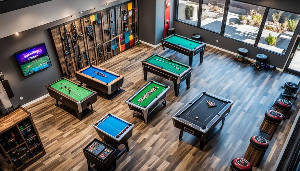 Flooring options for garage games room