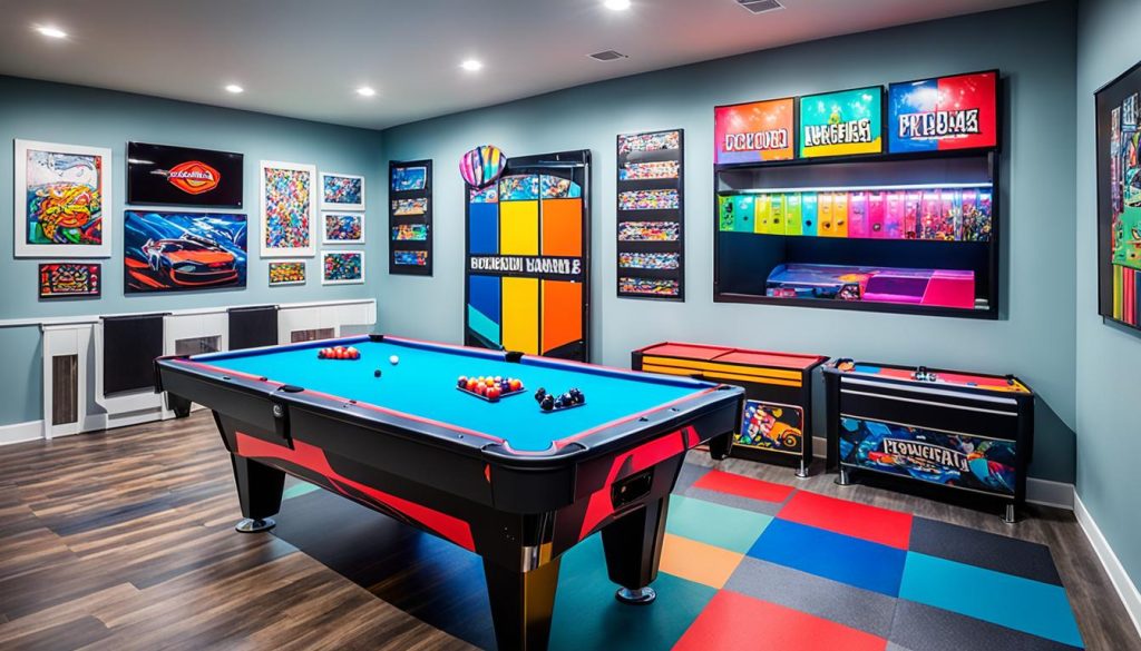 Flooring options for indoor game room