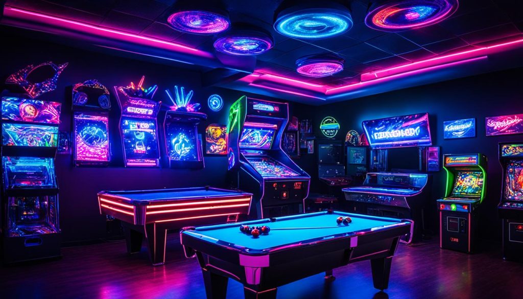 Game room lighting ideas