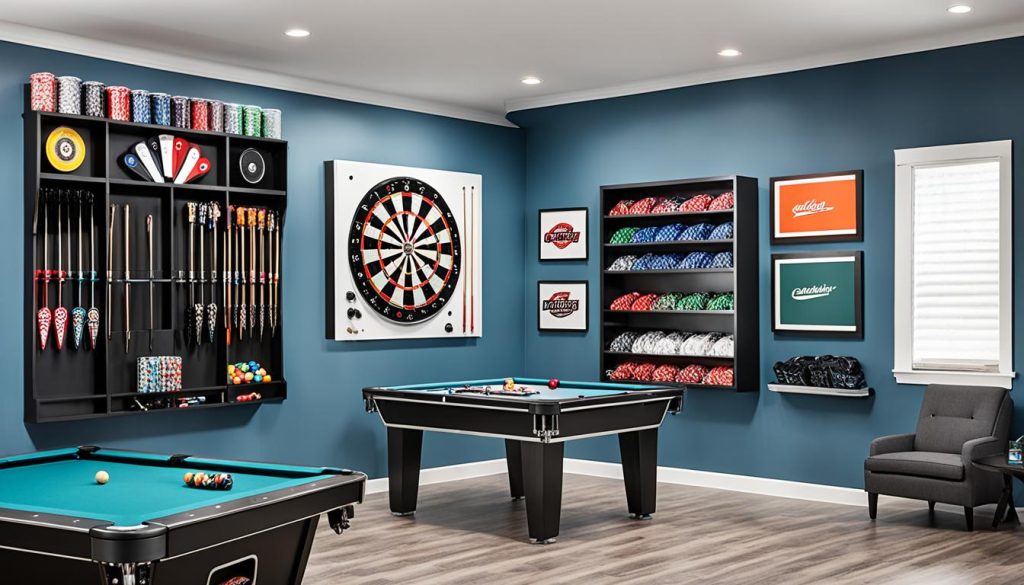 Game room storage solutions