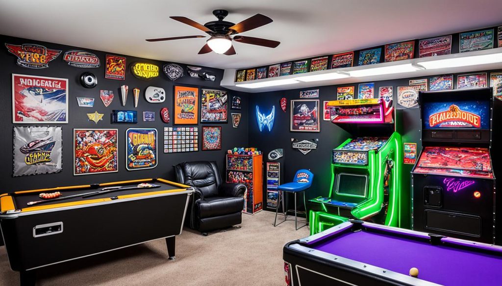 Garage game room conversion