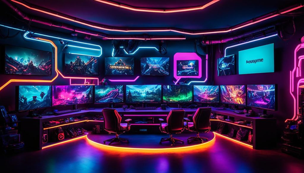 Immersive gaming environment lighting