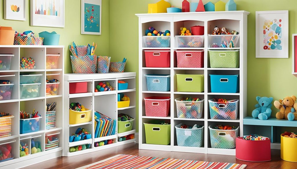 Innovative storage solutions for kids' play areas