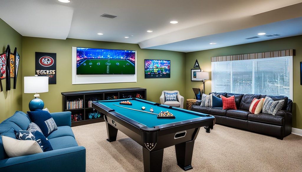 Multi-purpose family game room