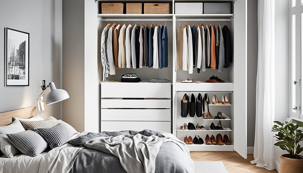 Open wardrobe systems