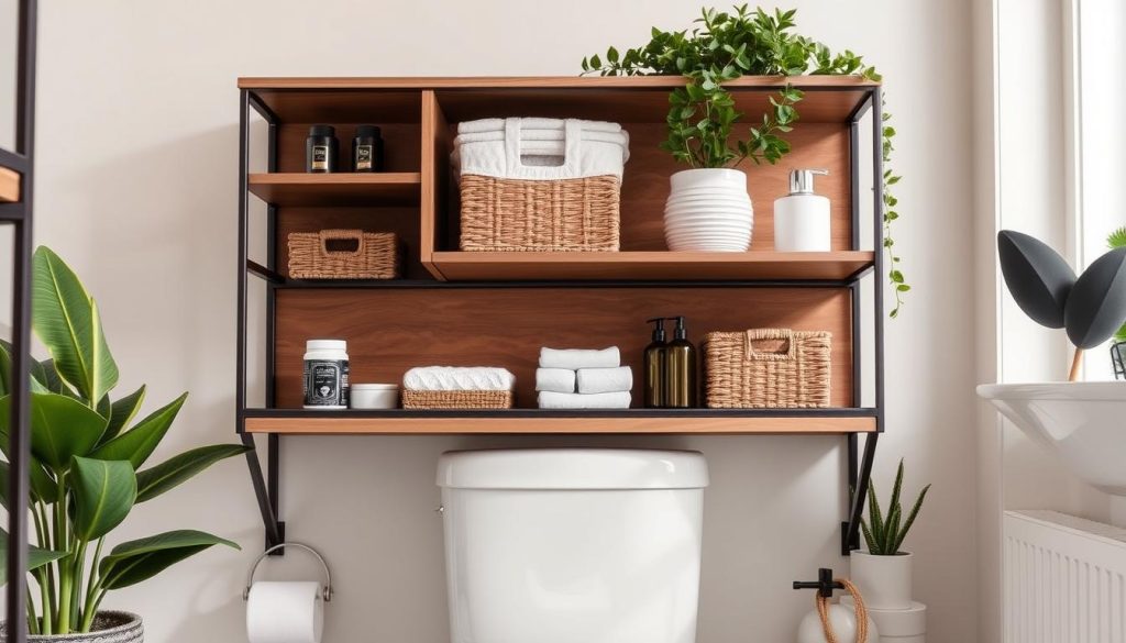 Over-the-toilet storage options