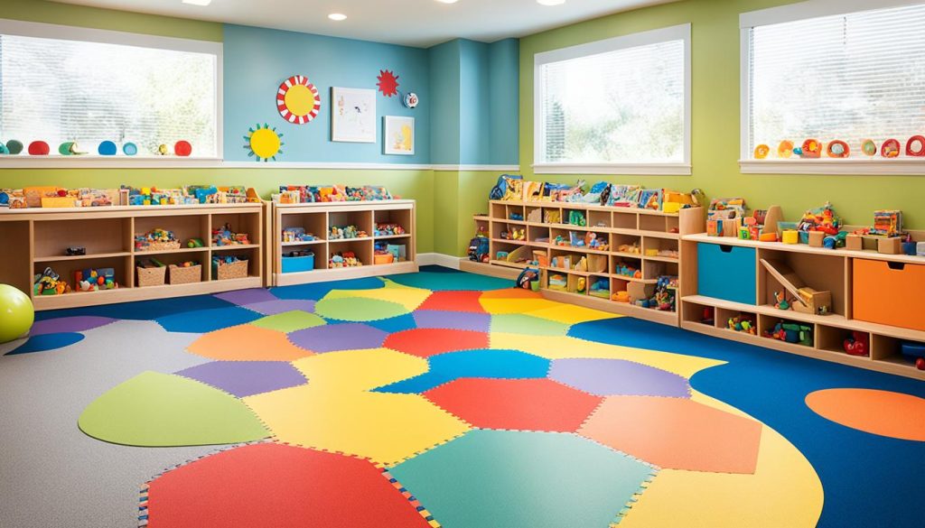 Safe flooring options for children's play spaces