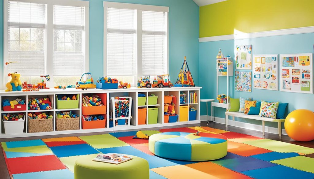 Safe kids playhouse room