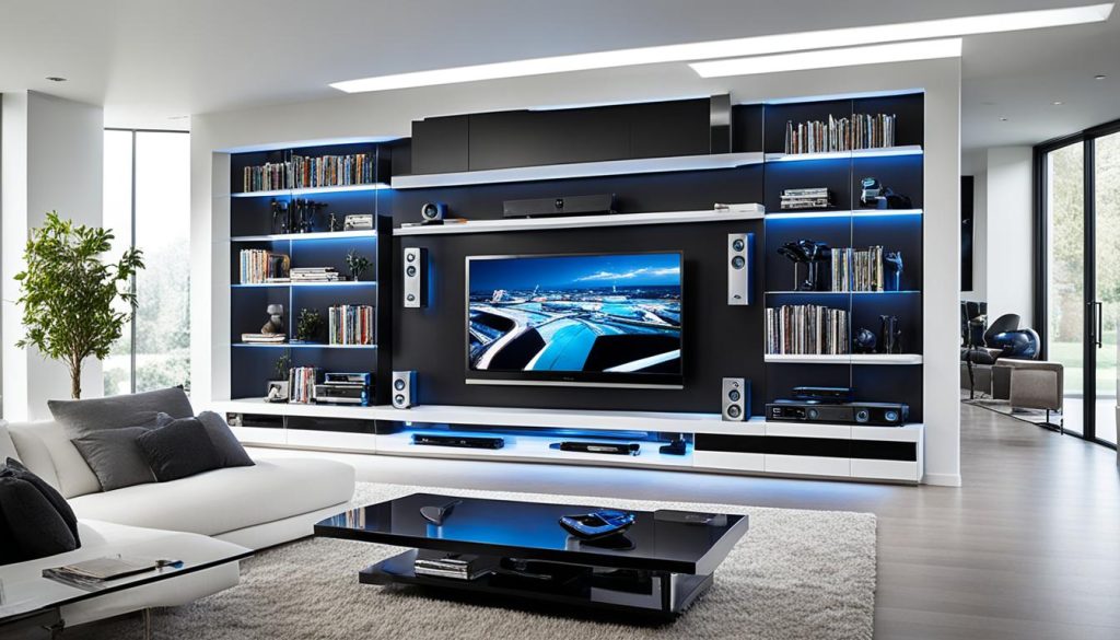 Smart home entertainment center