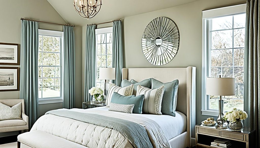 Space-saving bedroom designs with innovative window treatments