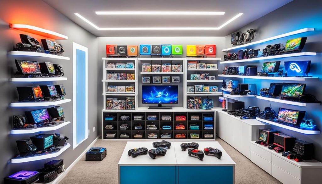 Storage solutions for gaming lounge