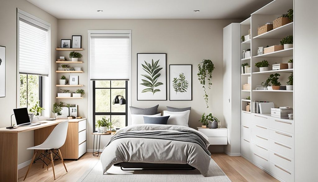 Tech-smart solutions for maximizing storage in small bedrooms