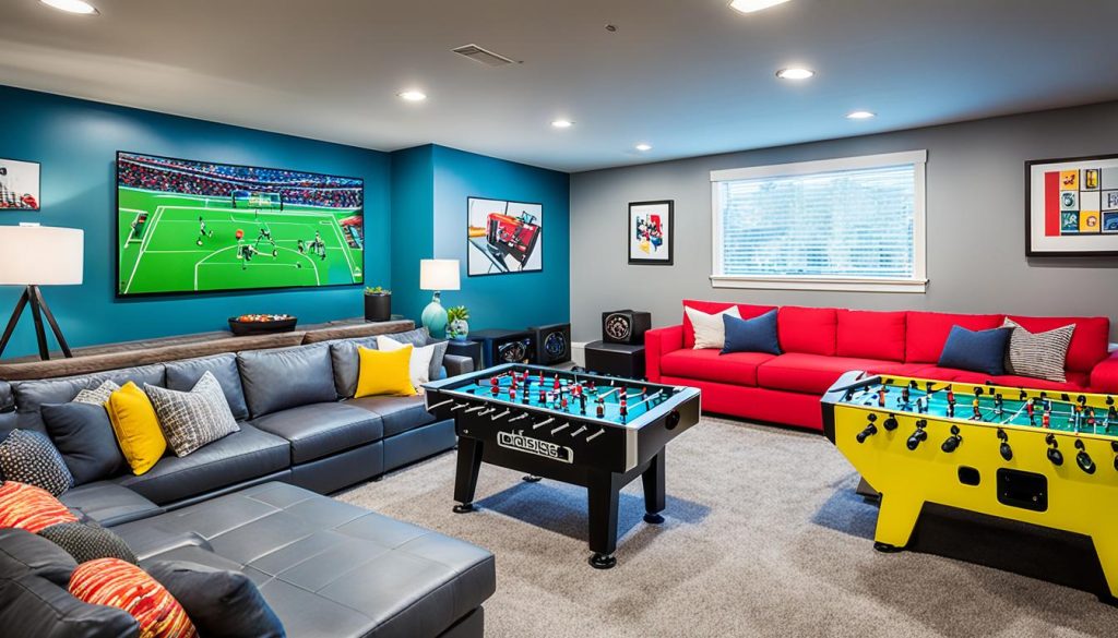 Teen-friendly games room