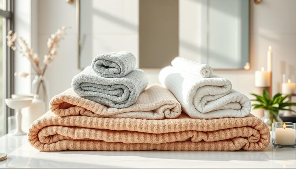 Towel sculpture storage