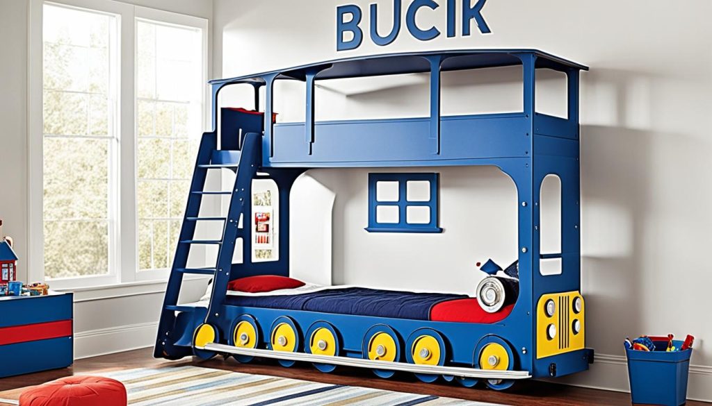 Train bunk beds for kids