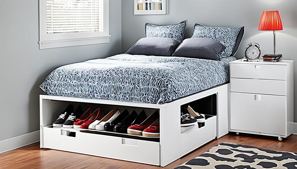 Under-bed storage solutions