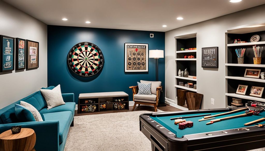 basement game room layout