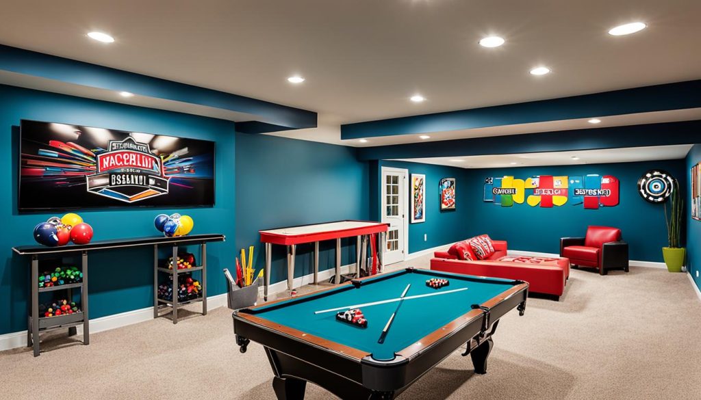 basement remodeling for game room