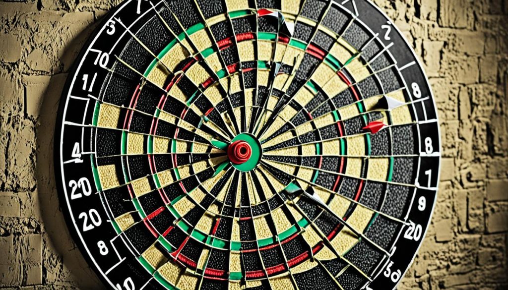 dart board wall decor ideas