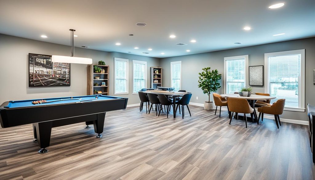 game room flooring options