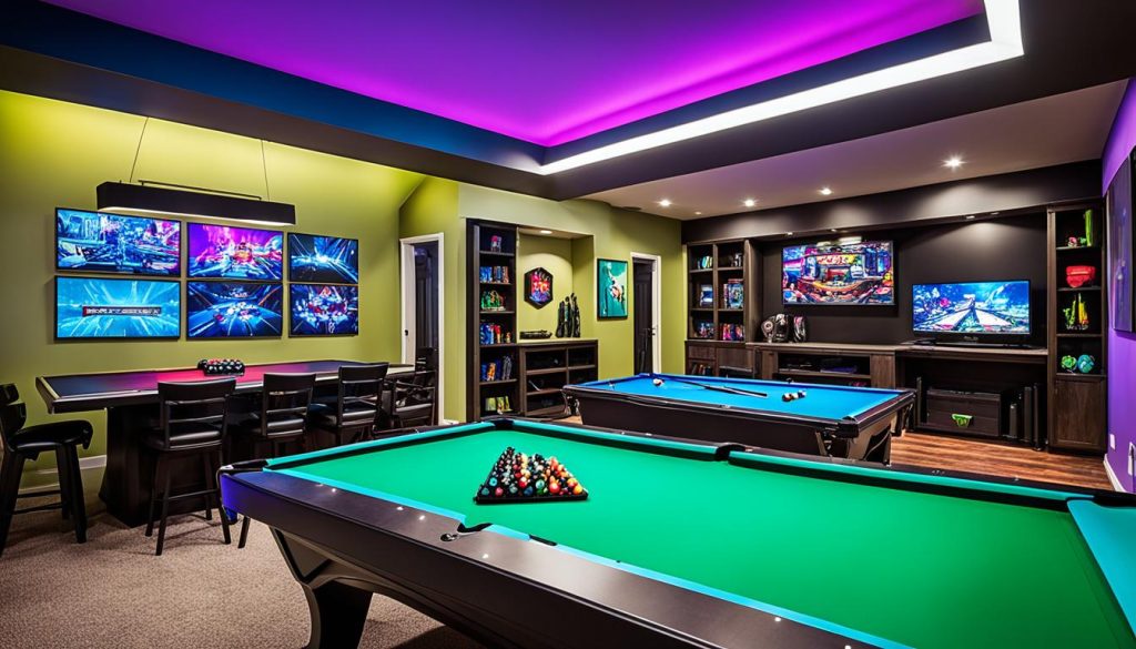 game room lighting