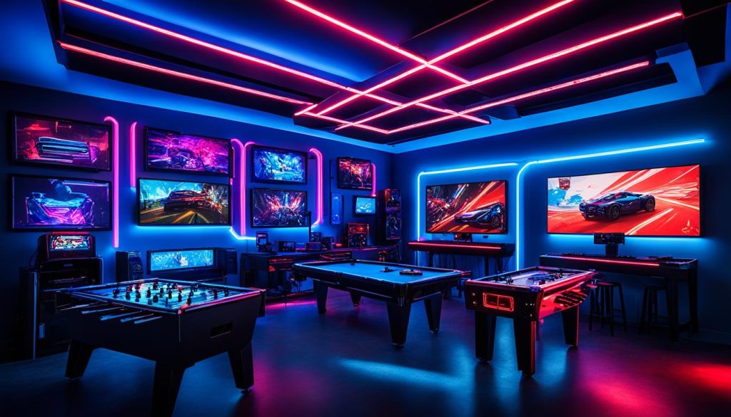 game room lighting