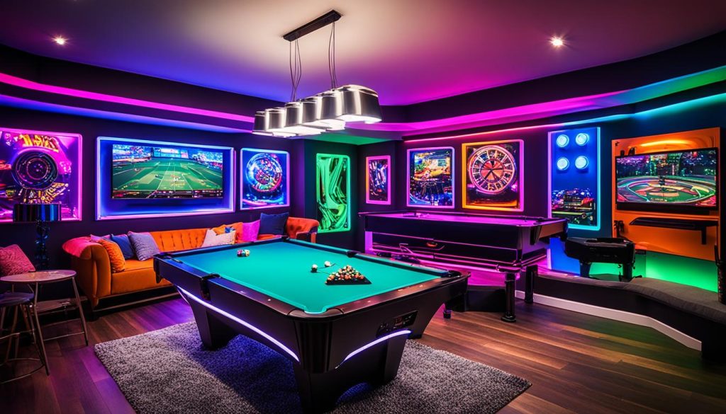 game room lighting