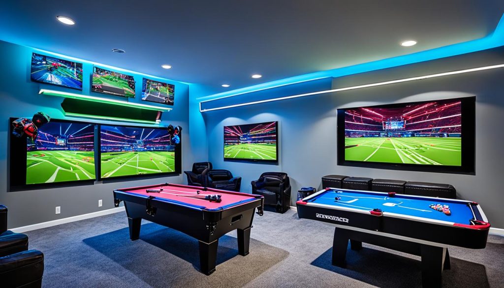 game room lighting options