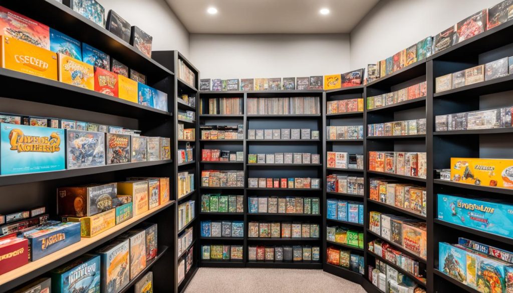 game room organization