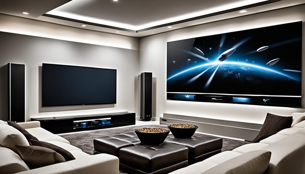 home theater setup