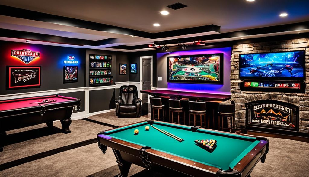 man cave lighting ideas