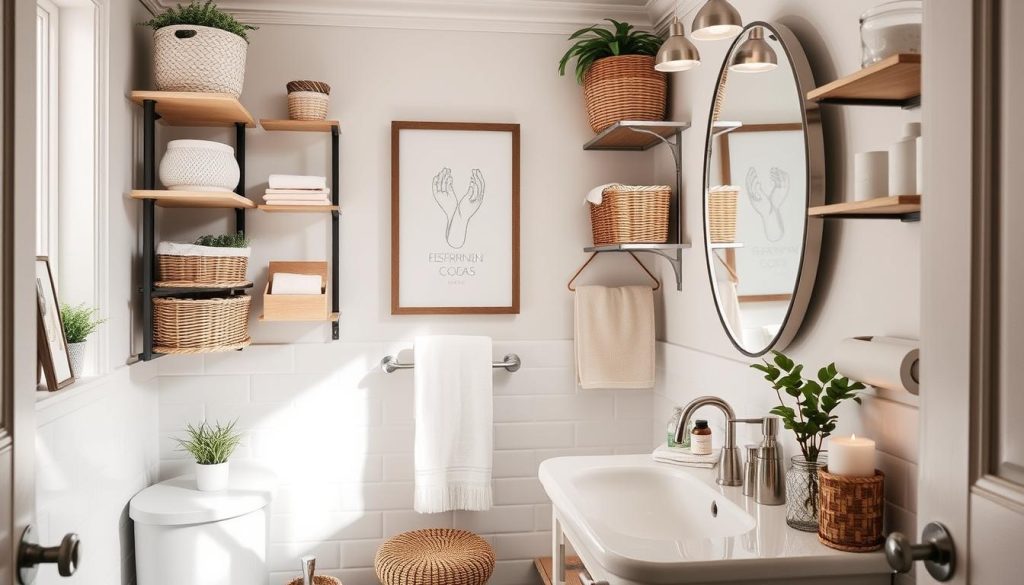 small bathroom storage hacks