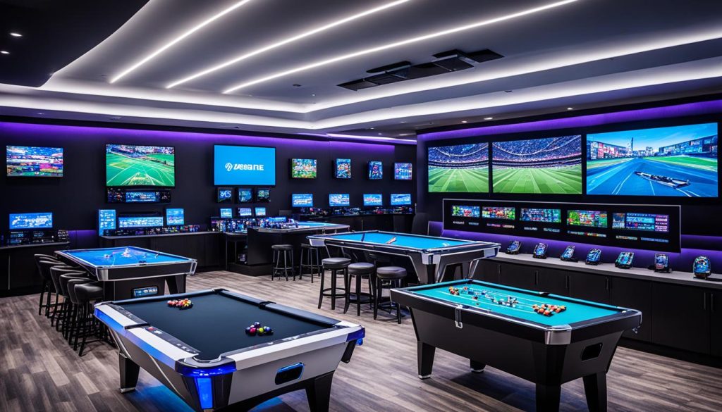 smart game room setup