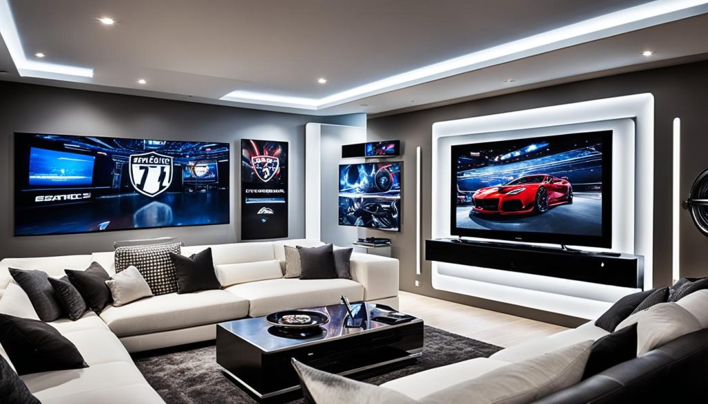 smart home entertainment center