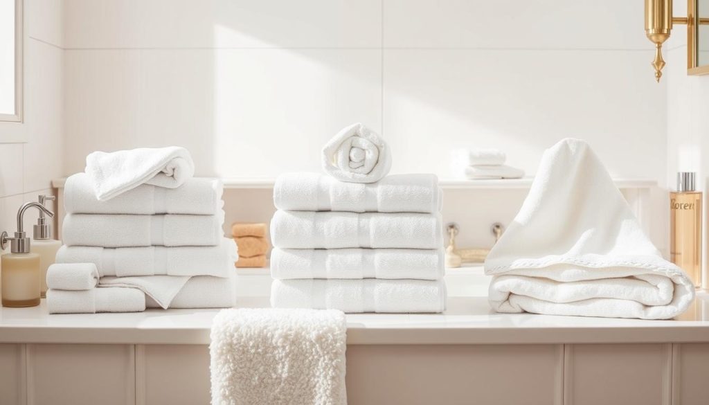 Bath towel folding techniques