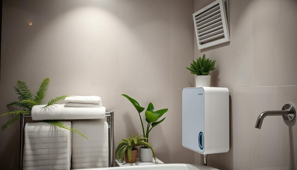 Bathroom humidity management accessories