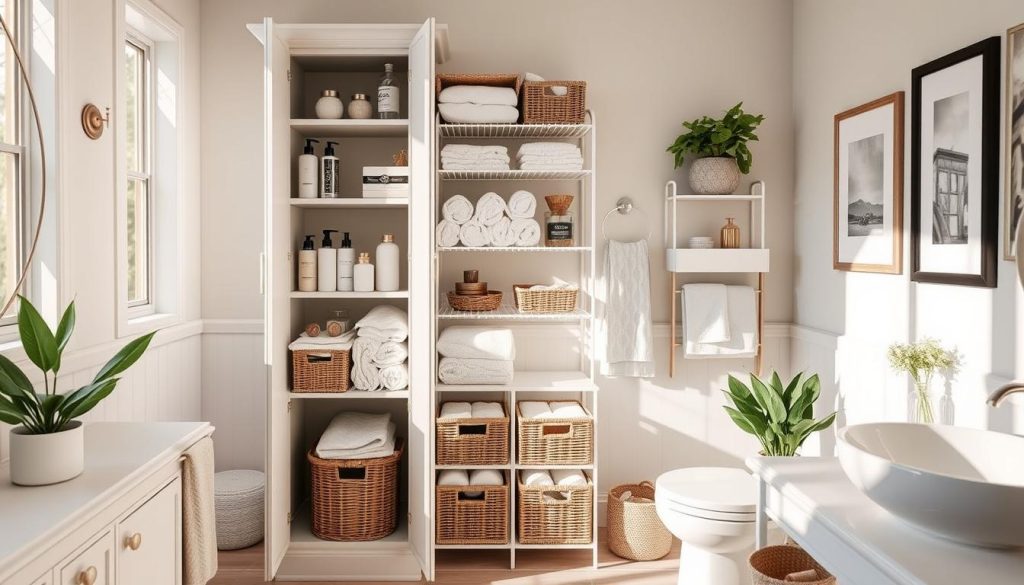 Bathroom organization hacks