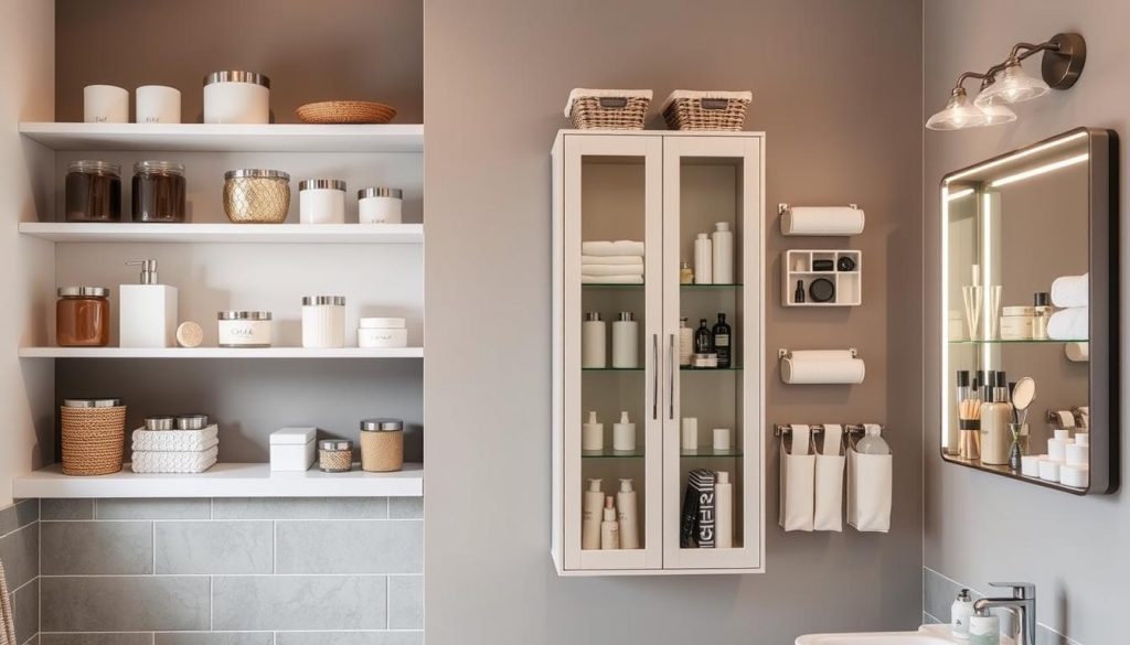 Bathroom organization ideas for toiletries storage