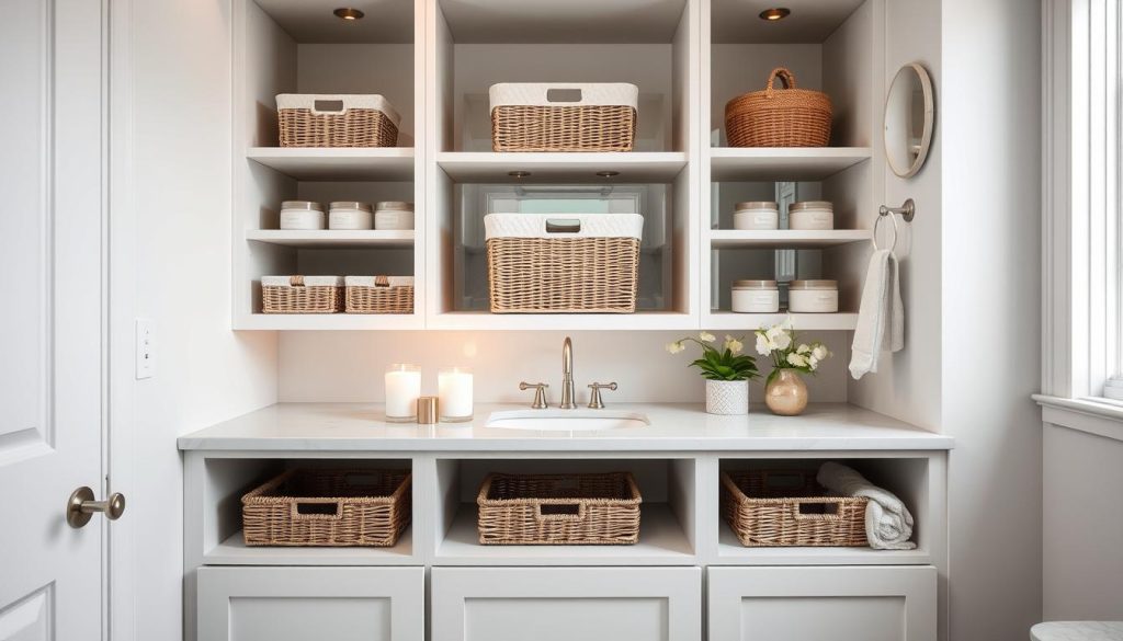 Bathroom vanity organization