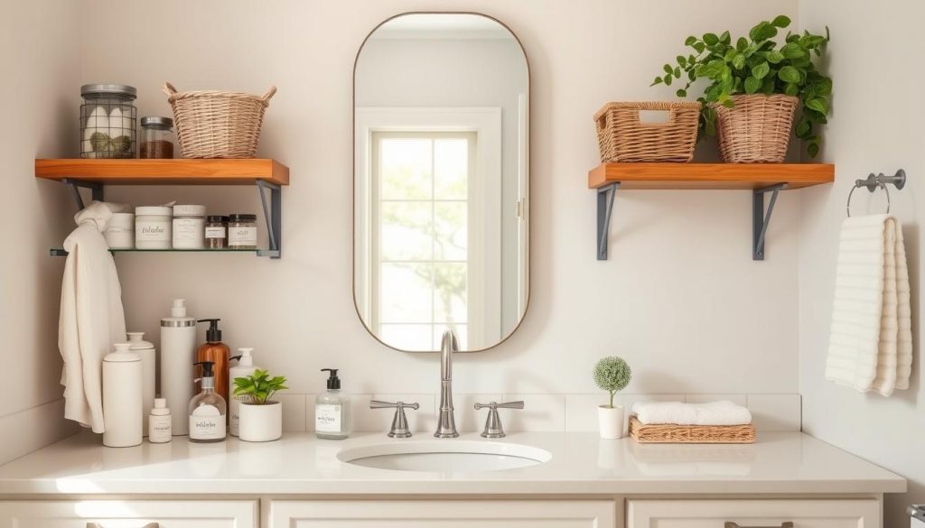 Bathroom vanity organization